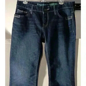 "CRUEL DENIM" Women's Abby Blue Jeans‎ 29/7R Medium Wash Wide Stitch Boot Cut